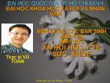 Bài giảng xã hội học, sức khỏe (TH sỹ Vũ Toản)