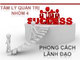 Chuyên đề Phong cách của nhà lãnh đạo - Tâm lý học quản trị kinh doanh