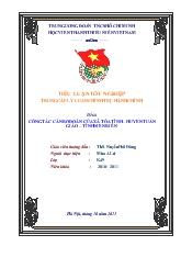 Đề tài Công tác cán bộ Đoàn của xã Tỏa Tình – huyện Tuần Giáo – tỉnh Điện Biên