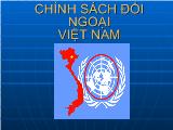 Đề tài Lựa chọn để phân tích và đánh giá một chiến lược Ngoại giao thời kỳ 1945_ 1975