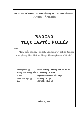 Đề tài Tìm hiểu công tác quản lý văn bản đi, văn bản đến của Văn phòng Bộ - Bộ Lao động - Thương binh và Xã hội