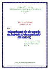 Khóa luận Những thành tựu văn hoá tinh thần của Ả Rập thời kì Văn minh Hồi giáo (thế kỉ VII - XV)