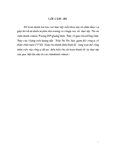Chuyên đề Nghiên cứu sự ảnh hưởng của thức ăn đến sự tăng trưởng và tỷ lệ sống của tôm thẻ chân trắng Penaeus vannamei giai đoan PL1 đến PL 10 tại công ty cổ phần chăn nuôi CP Việt Nam