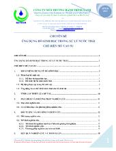 Chuyên đề Ứng dụng hồ sinh học trong xử lý nước thải chế biến mủ cao su