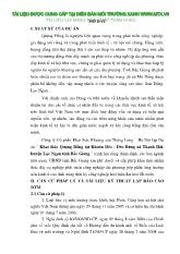 Đánh giá tác đông môi trường - Dự án khai thác quặng đồng tại Khuôn Dẽo - Đèo Bừng xã Thanh Hải, huyện Lục Ngạn tỉnh Bắc Giang