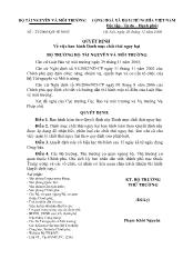 Danh mục chất thải nguy hại do bộ tài nguyên môi trường ban hành
