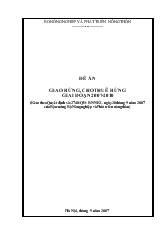 Đề án Giao rừng, cho thuê rừng giai đoạn 2007- 2010