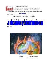Đề tài Ảnh hưởng của biến đổi khí hậu và thích nghi ở thành phố Hồ Chí Minh