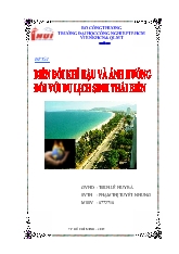 Đề tài Biến đổi khí hậu và ảnh hưởng đối với du lịch sinh thái biển