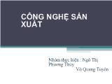 Đề tài Công nghệ sản xuất Methanol