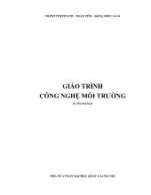 Giáo trình Công nghệ Môi trường