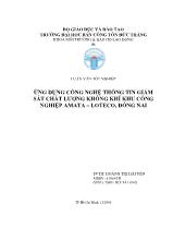 Luận văn Ứng dụng công nghệ thông tin giám sát chất lượng không khí khu công nghiệp amata – loteco, Đồng Nai