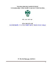 Tiểu luận Giảm thiểu và tái chế chất thải nguy hại