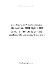 Bản đăng ký đạt tiêu chuẩn môi trường nhà máy sản xuất mực in của công ty TNHH dic (Việt Nam) địa điểm: kcn Việt Nam singapore – tỉnh Bình Dương