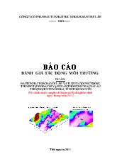 Báo cáo Đánh giá tác động môi trường đầu tư khai thác đá vôi làm vật liệu xây dựng thông thường tại mỏ đá vôi vạn xuân, thôn trúc mai, xã Lâu Thượng, Huyện Võ Nhai, Tỉnh Thái Nguyên