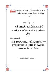 Chuyên đề Tính toán thiết kế hệ thống khí thải lò hơi đốt dầu do công suất 1,5 tấn/h