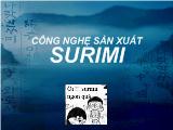 Đề tài Công nghệ sản xuất surimi