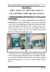 Điều tra, khảo sát tình hình xả thải, thu gom, lưu trữ và tái chế nhớt thải trên địa bàn quận 8 thành phố Hồ Chí Minh và đề xuất các giải pháp quản lý