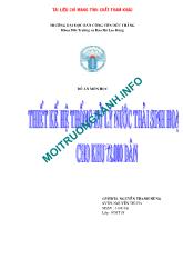Đồ án Thiết kế hệ thống nước thải sinh hoạt cho khu 72000 dân