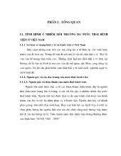 Đồ án Thiết kế hệ thống xử lý nước thải bệnh viện đa khoa tỉnh nam định