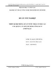 Đồ án Thiết kế hệ thống xử lý nước thải khu căn hộ cao cấp THE ESTELLA, An phú, Quận 2, Tp Hồ Chí Minh Công suất 675m3/Ngàyđêm