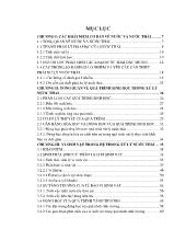 Đồ án Xử lí nước thải bằng phương pháp sinh học