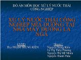 Đồ án Xử lý nước thải công nghiệp mía đường tại nhà máy đường La Ngà