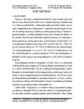 Khóa luận Tổng quan về các vấn đề môi trường liên quan đến hoạt động giao thông tại Thành phố Hồ Chí Minh và đề xuất một số biện pháp khống chế