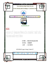 Tiểu luận Quản lý ảnh hưởng của thuốc trừ sâu trong môi trường