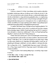 Báo cáo Thực tập nhà máy - Công ty rau quả Sài Gòn