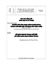 Đề tài Nghiên cứu ứng dụng công nghệ enzym trong chế biến một số nông sản thực phẩm Mã số: KC 04-07