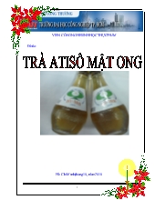 Đề tài Trà atisô mật ong