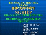 Đồ án Khảo sát và tính kiểm tra hệ thống cấp đông máy nén vít