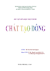 Bài tập chất tạo đông