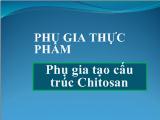 Báo cáo Phụ gia thực phẩm - Phụ gia tạo cấu trúc Chitosan