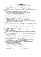 Di truyền học - Cơ chế di truyền và biến dị