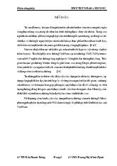 Đồ án Xây dựng nhà máy đường sản xuất đường RS theo phương pháp hiện đại năng suất 4500 tấn mía/ngày