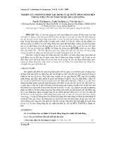 Nghiên cứu phương pháp xác định tỷ lệ nước đóng băng bên trong thực phẩm theo nhiệt độ lạnh đông