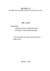 Tiểu luận Chiến lược phát triển công nghệ sinh học ở Việt Nam đến năm 2020