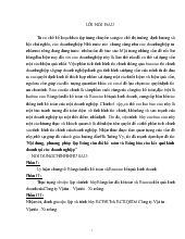 Báo cáo Nội dung, phương pháp lập Bảng cân đối kế toán và Bảng kết quả kinh doanh tại các doanh nghiệp