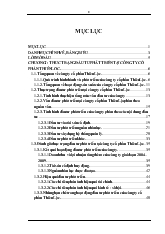 Đầu tư phát triển tại công ty cổ phần Thiên Lộc – Thực trạng và giải pháp