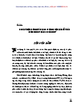 Hoàn thiện công tác lao động việc làm ở thái bình giai đoạn 2001-2005