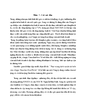 Thực trạng dịch vụ vận tải biển ở công ty Vinashin New World