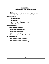 Đề tài Thiết kế hệ thống cung cấp điện cho nhà máy Đồng hồ chính xác