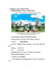 Quá trình hoạt động kinh doanh của công ty xi măng Tam Điệp