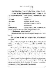 Tình hình hoạt động của công ty cổ phần bê tông xây dựng Hà Nội