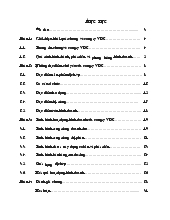 Tình hình hoạt động kinh doanh của công ty VDC