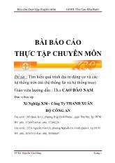 Đề tài Tìm hiểu quá trình đại tu động cơ và các hệ thống trên ô tô (hệ thống lái và hệ thống treo)