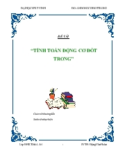 Đề tài Tính toán động cơ đốt trong