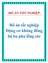 Đồ án Tốt nghiệp động cơ không đồng bộ ba pha lồng sóc